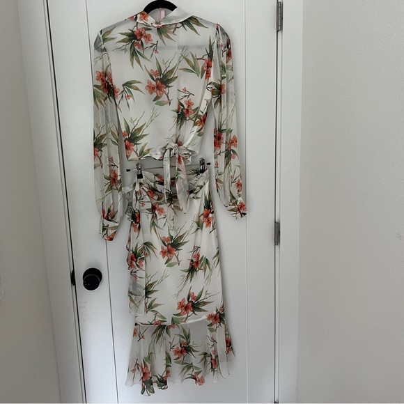 PatBO Floral Print Ruffle Wrap Set - Picture 7 of 16